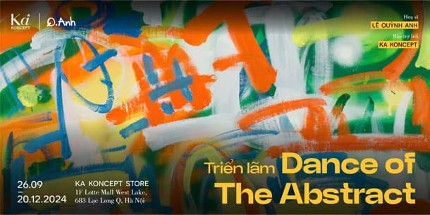 Triển Lãm Cá Nhân Của Nữ Họa Sĩ Lê Quỳnh Anh: Dance Of The Abstract Năm 2024