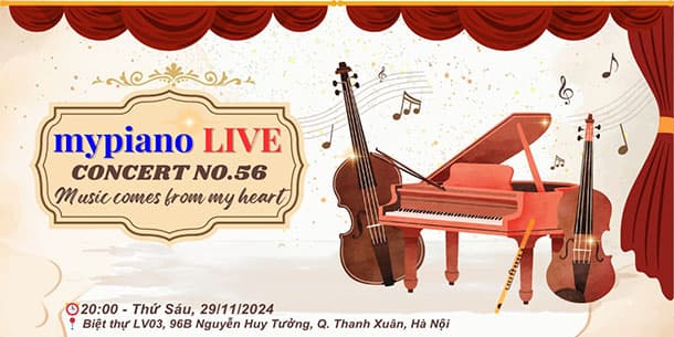 Mypiano Live concert No.56 - Music comes from my heart 