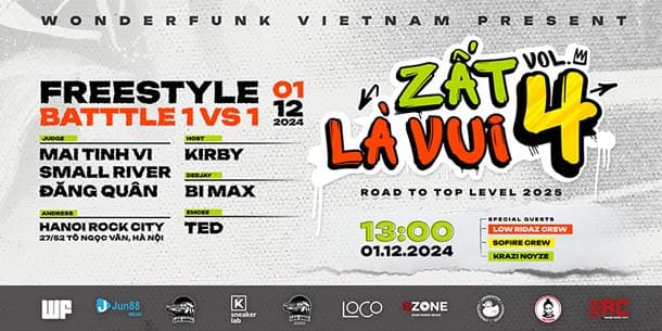 Zất Là Vui vol. 4 x Top Level 2025 - Freestyle Dance Battle 1vs1