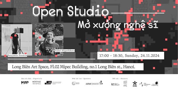 Mở Cửa xưởng Nghệ sĩ của Benjamin Sunarjo và Yuhei Higashikata