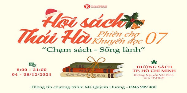 PHIÊN CHỢ KHUYẾN ĐỌC & HỘI SÁCH THÁI HÀ 2024 