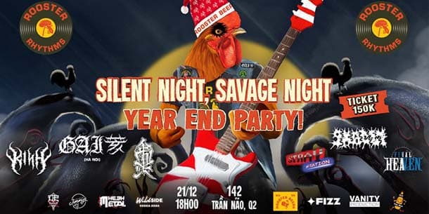 Thỏa thích uống bia và quẩy hết mình cùng âm nhạc đầy hoang dại tại Silent Night - Savage Night | Ngày 21.12.2024