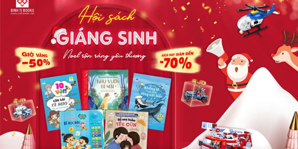 [HÀ NỘI] HỘI SÁCH GIÁNG SINH: NOEL RỘN RÀNG YÊU THƯƠNG