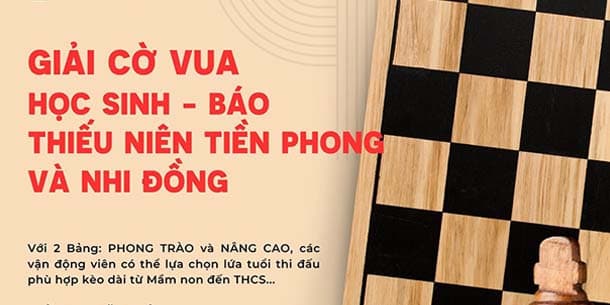 Giải cờ vua học sinh 2024 do Báo Thiếu niên Tiền phong và Nhi đồng phối hợp với Liên đoàn cờ Việt Nam tổ chức