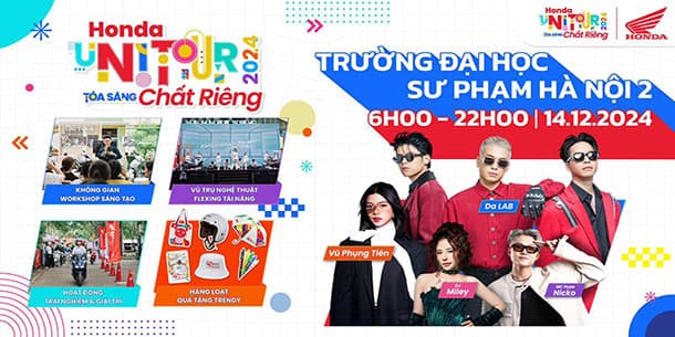 Honda UNI TOUR 2024: Tỏa sáng chất tiêng