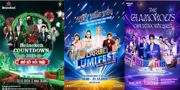 Top 10 sự kiện COUNTDOWN 2025 nổi bật chào đón năm mới không thể bỏ lỡ.
