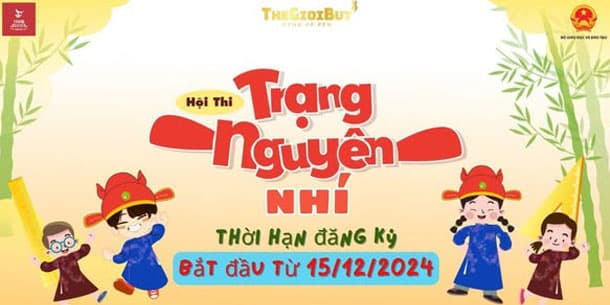 Cơ hội đăng ký tham gia cuộc thi TRẠNG NGUYÊN NHÍ 2025 dành cho các bạn nhỏ từ 4 -13 tuổi