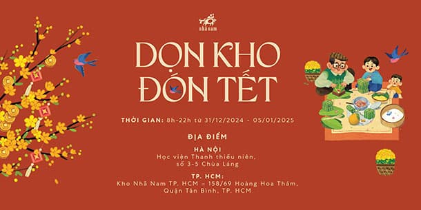 Hội sách dọn kho đón Tết Nhã Nam 2025
