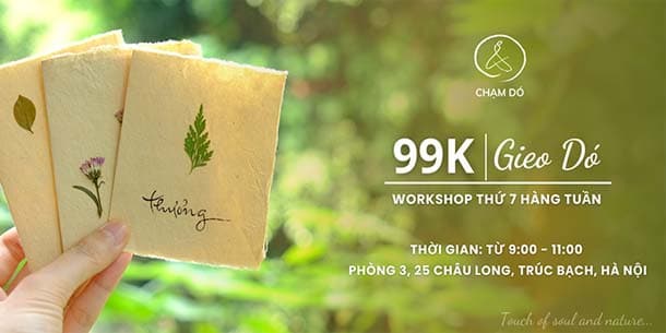Workshop thủ công tại Hà Nội - Gieo Dó