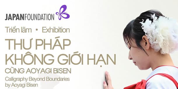 THƯ PHÁP KHÔNG GIỚI HẠN CÙNG AOYAGI BISEN