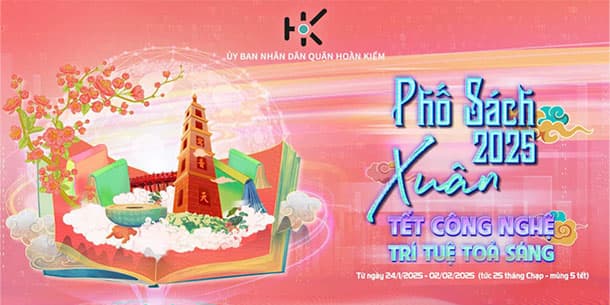 PHỐ SÁCH XUÂN 2025 | TẾT CÔNG NGHỆ - TRÍ TUỆ TỎA SÁNG