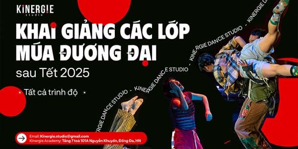Cơ hội đăng ký tham gia lớp múa đương đại sau kỳ nghỉ Tết Nguyên đán 2025