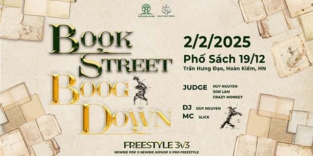 Giải đấu dance - Book Street Boog Down 2025