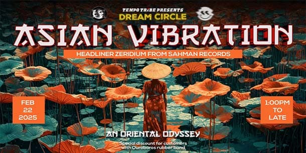 Đêm nhạc Dream Circle - Asian Vibration với sự góp mặt của headliner Zeridium từ Sahman Records