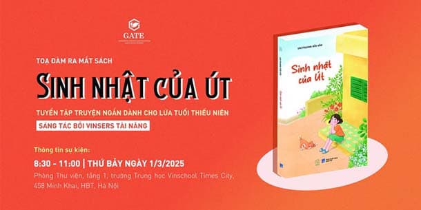 Cơ hội đăng ký tham gia sự kiện ra mắt sách - Sinh nhật của Út
