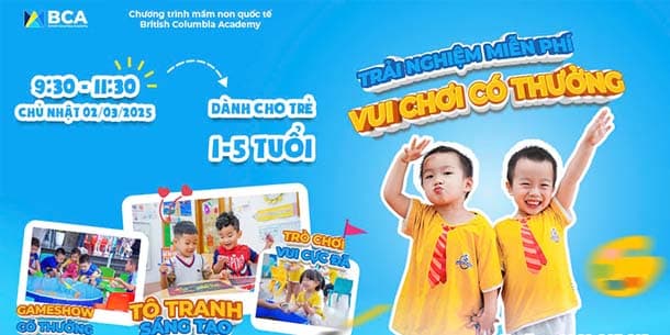 [Hà Nội] Chuỗi hoạt động trải nghiệm và trò chơi cực kỳ thú vị dành cho bé - Miễn phí đăng ký tham gia