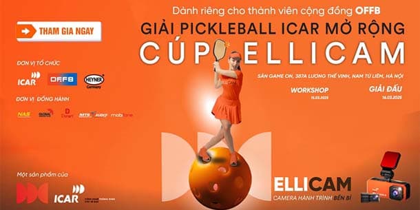 Cơ hội tranh tài tại Giải đấu Pickleball Ellicam Cup 2025