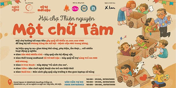 Hội chợ thiện nguyện: Một chữ Tâm