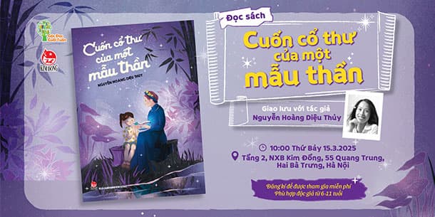 Góc đọc cuối tuần: Cuốn cổ thư của một mẫu thân với tác giả của Nguyễn Hoàng Diệu Thủy.