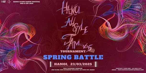 Giải đấu vũ đạo Hanoi Allstyle Jam Vol5 Tournament - Spring Battle 2025