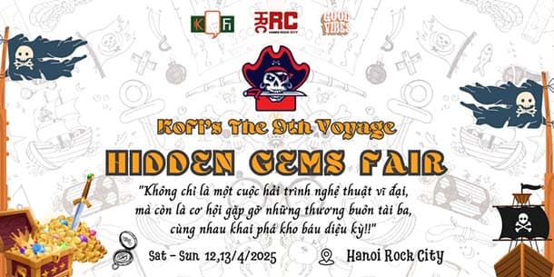 KoFi's The 9th Voyage - HIDDEN GEMS FAIR - Hội chợ Truy tìm Kho báu bí ẩn