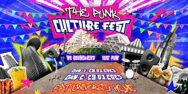 The Punk Culture Fest - Hội chợ kết hợp âm nhạc Punk tại TP. Hồ Chí Minh