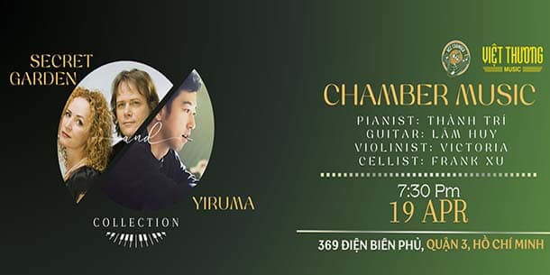 Hòa nhạc CHAMBER MUSIC - Secret Garden & Yimura - Ngày 19/04/2025