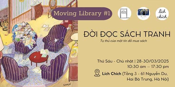 Moving Library số 1 - Đời đọc sách tranh