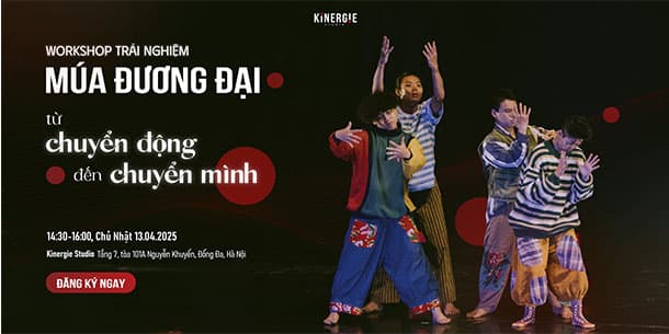 WORKSHOP Trải Nghiệm Múa Đương Đại (Miễn Phí) - TỪ CHUYỂN ĐỘNG ĐẾN CHUYỂN MÌNH