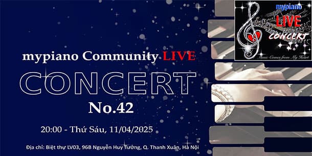 Mypiano Community LIVE Concert No.42 - "Music comes from my heart"