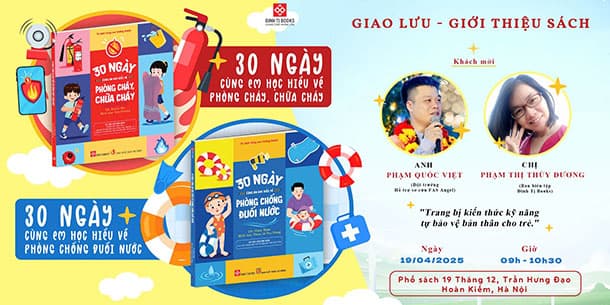 Giao lưu giới thiệu sách dạy trẻ kỹ năng PCCC và phòng chống đuối nước