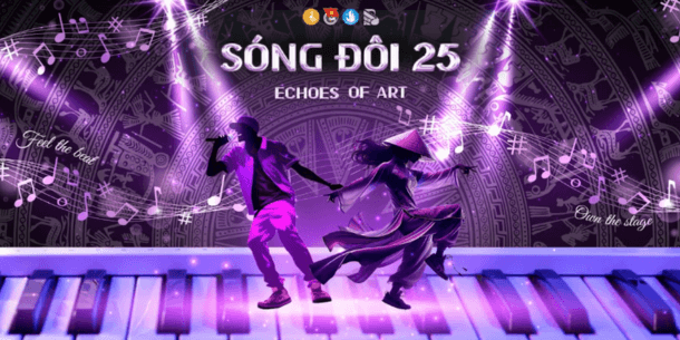 Sóng Đôi 25 – Cuộc thi nghệ thuật kết hợp đôi dành cho sinh viên Hà Nội
