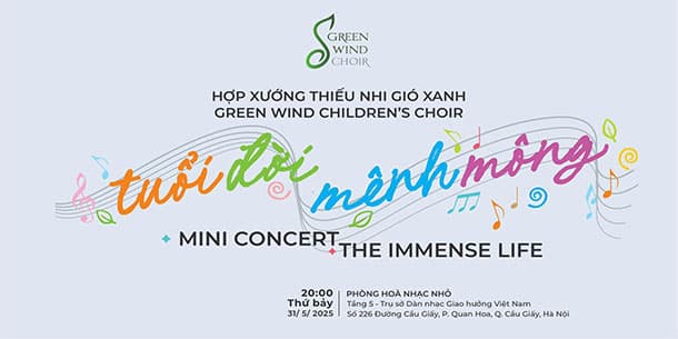  Hòa nhạc mini-concert "Tuổi đời mênh mông – The immense life