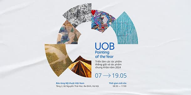 UOB Painting of the Year - Triển lãm các tác phẩm thắng giải và chung khảo (2024) tại Hà Nội