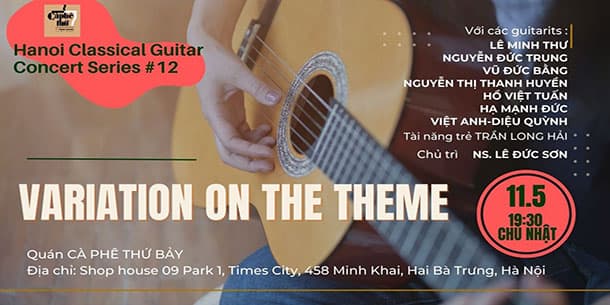 Cà phê Âm nhạc - HANOI CLASSICAL GUITAR CONCERT NO. 12