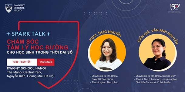 Spark Talk - Chăm sóc sức khỏe tâm lý học đường trong Thời đại số - Ngày 14/05/2025