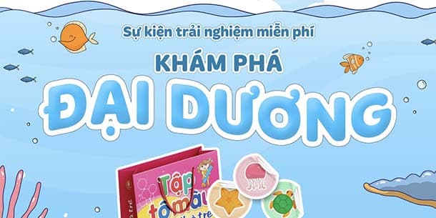 Sự kiện miễn phí cho trẻ và bố mẹ - Khám phá đại dương - Ngày 18/05/2025