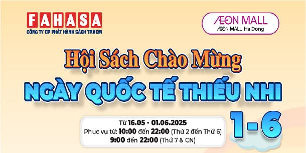 HỘI SÁCH CHÀO MỪNG NGÀY QUỐC TẾ THIẾU NHI 01/06