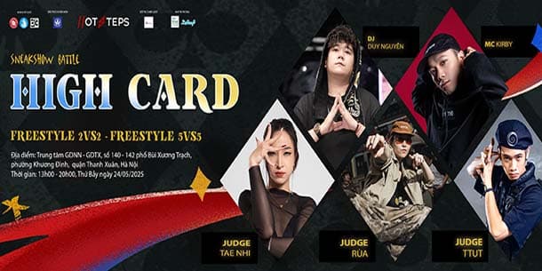 Giải đấu dance 2025 - Sneakshow Battle - High Card - Ngày 24/05/2025