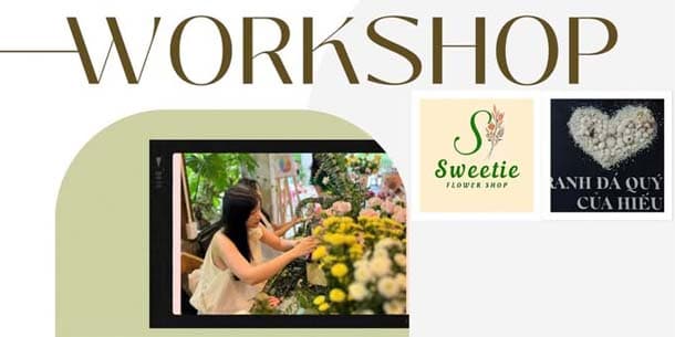 Workshop cắm hoa & sáng tạo thủ công độc đáo - Vỏ ốc nở hoa - Ngày 07/06/2025