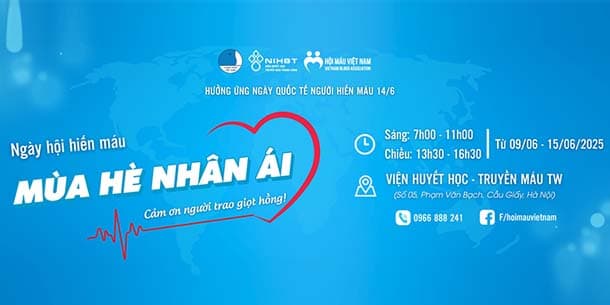 Ngày hội hiến máu lớn nhất dịp hè - Mùa Hè Nhân Ái 2025