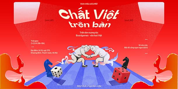 VNCL no2: Triển lãm tương tác CHẤT VIỆT TRÊN BÀN
