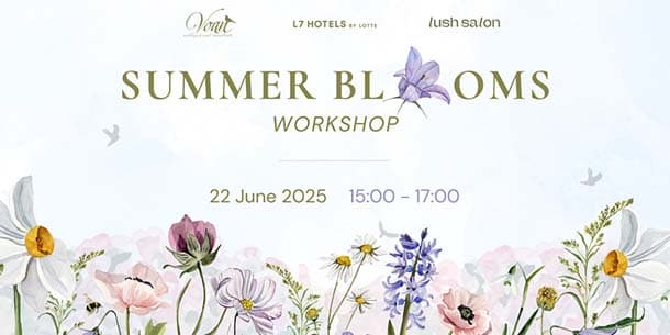 Workshop cắm hoa tại Hà Nội - Summer Blooms Workshop - 22 June 2025