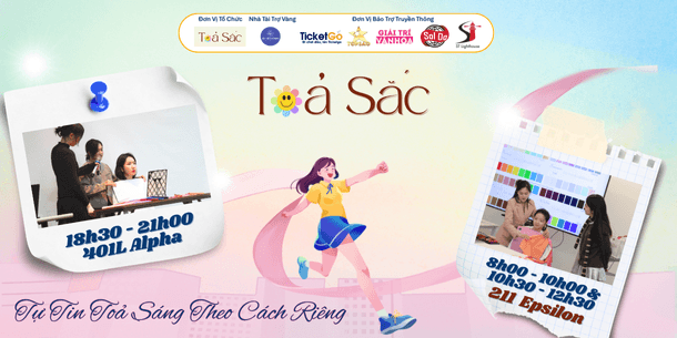 Hành trình khám phá màu sắc cá nhân và tư duy sống thông minh, bền vững qua dự án “TOẢ SẮC” 