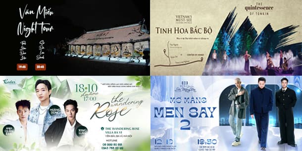 Tổng hợp các sự kiện cực HOT sẽ diễn ra vào tháng 10/2025 tại Hà Nội