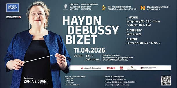 Hòa nhạc đặt vé trước số 181 phủ sóng truyền thông - Điểm nóng âm nhạc cổ điển tại Hà Nội 2026