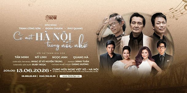 Đêm nhạc Trịnh Công Sơn - Đoàn Chuẩn - Phú Quang tại Hà Nội | Có Một Hà Nội Trong Nỗi Nhớ