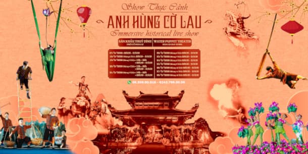 Lịch diễn tháng 5 show Anh Hùng Cờ Lau tại Ninh Bình năm 2026 chính thức được công bố