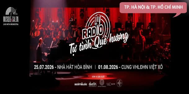 Đêm nhạc Musique de Salon 21 - Tự Tình Quê Hương trở lại Hà Nội và TP.Hồ Chí Minh mùa hè 2026