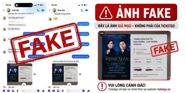THÔNG BÁO TỪ TICKETGO - CẢNH BÁO LỪA ĐẢO